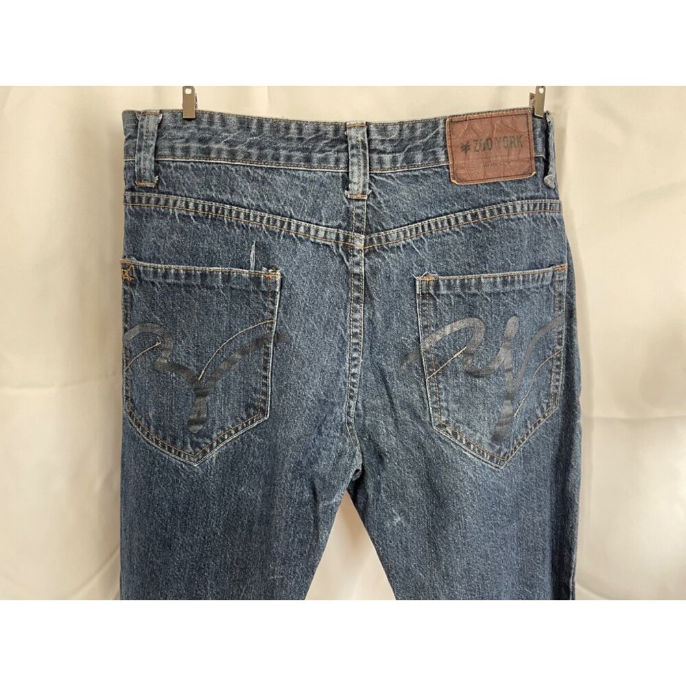 Zoo York Mens Denim Jeans Size 32 Relaxed Fit Blue